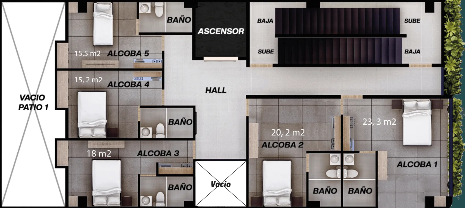 Real Estate Projects in Colombia, Antioquia, Sabaneta / Investments, Apartments, Real Estate, New Housing, Real Estate Investment for Airbnb 2